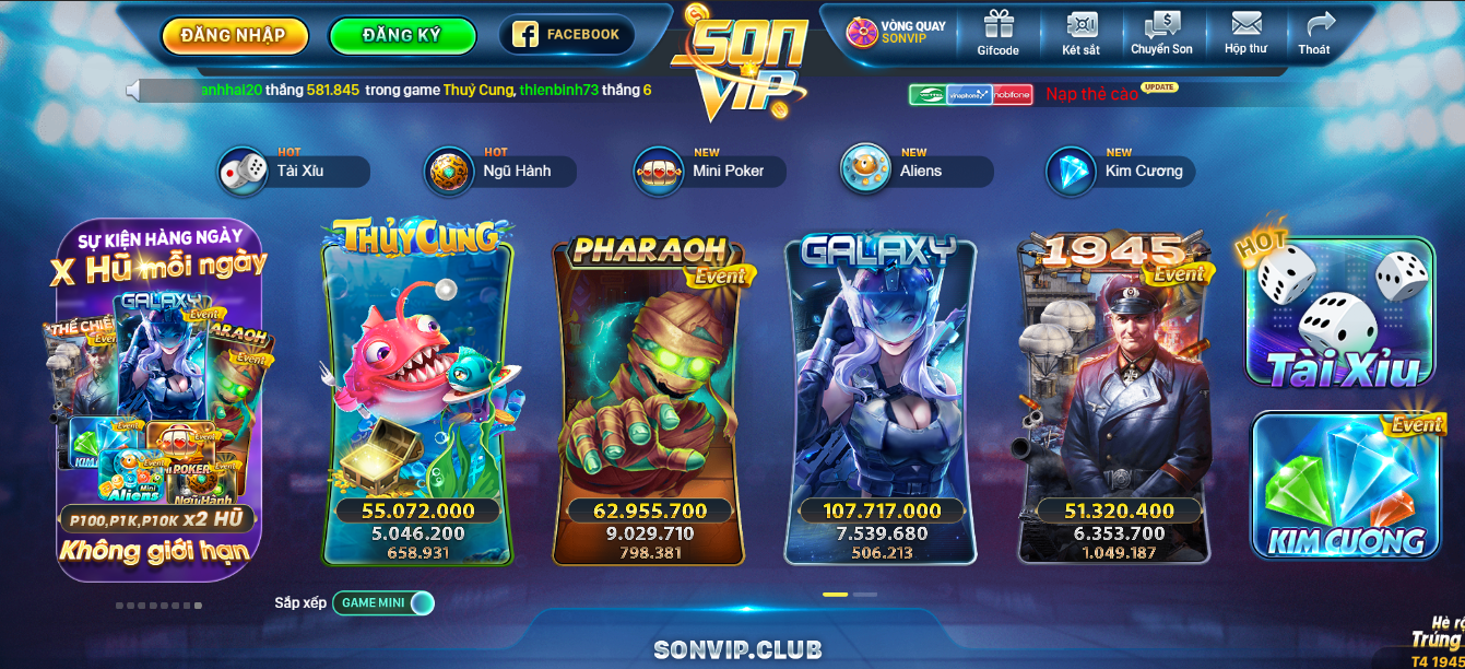 Đánh giá khách quan về cổng game Sonvip