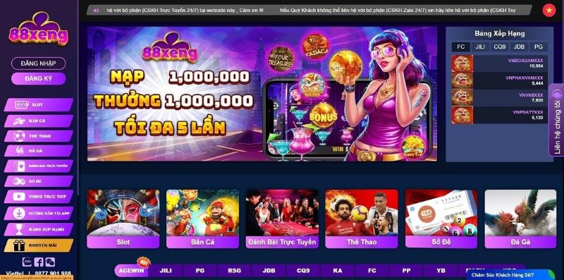 Xeng88 Giftcode giá trị cực sốc dành riêng cho game thủ Việt