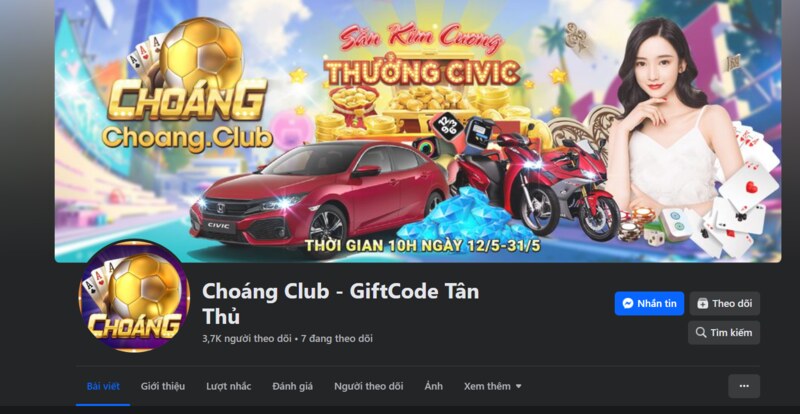 Cách nhận Choang Club Giftcode