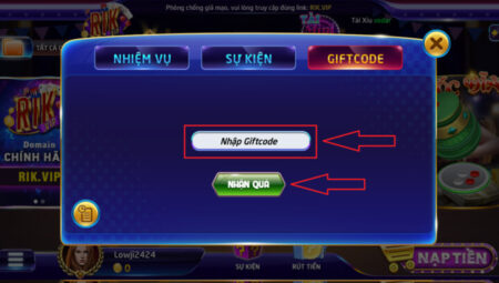 Rikvip Club Giftcode – Hướng dẫn cách nhận code uy tín